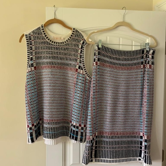 Tory Burch 100% knit cotton skirt and top set - Picture 5 of 5
